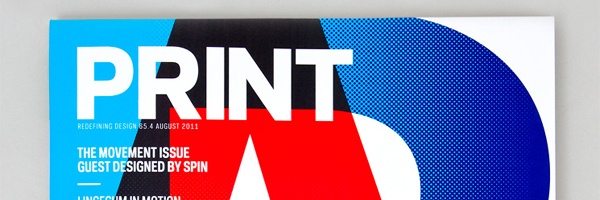 Cover of Print Magazin, designed by spin, UK