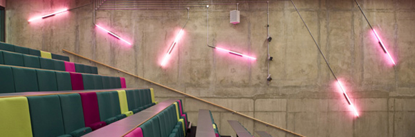 Auditorium of Westminster University, Morag Myerscough